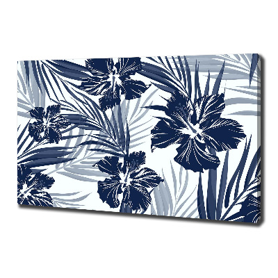 Tableau toile imprimée Les fleurs tropicales