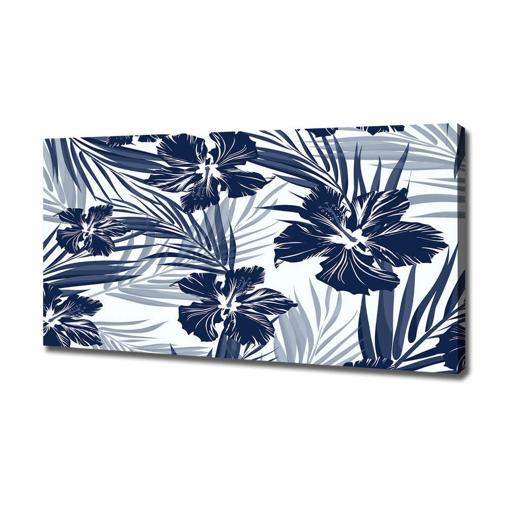 Tableau toile imprimée Les fleurs tropicales