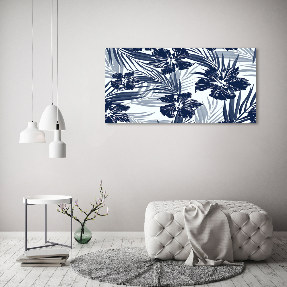 Tableau toile imprimée Les fleurs tropicales