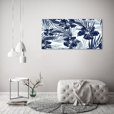 Tableau toile imprimée Les fleurs tropicales