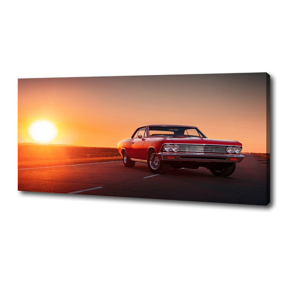 Tableau mural sur toile Voiture rouge