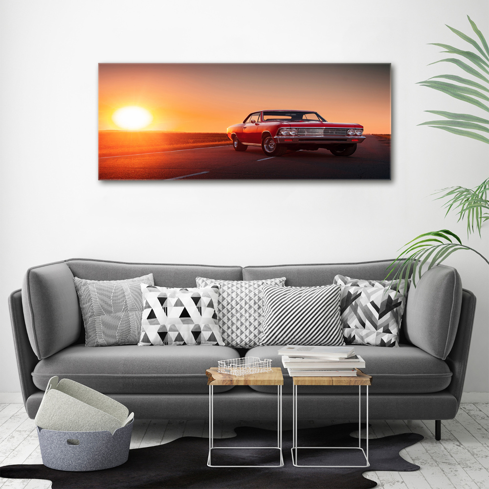 Tableau mural sur toile Voiture rouge