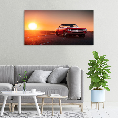 Tableau mural sur toile Voiture rouge