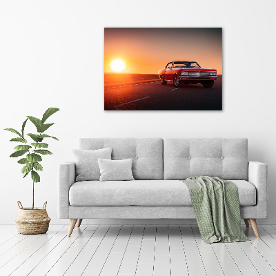 Tableau mural sur toile Voiture rouge