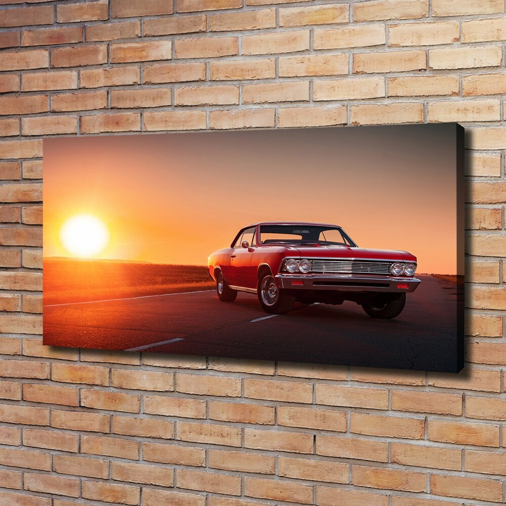 Tableau mural sur toile Voiture rouge