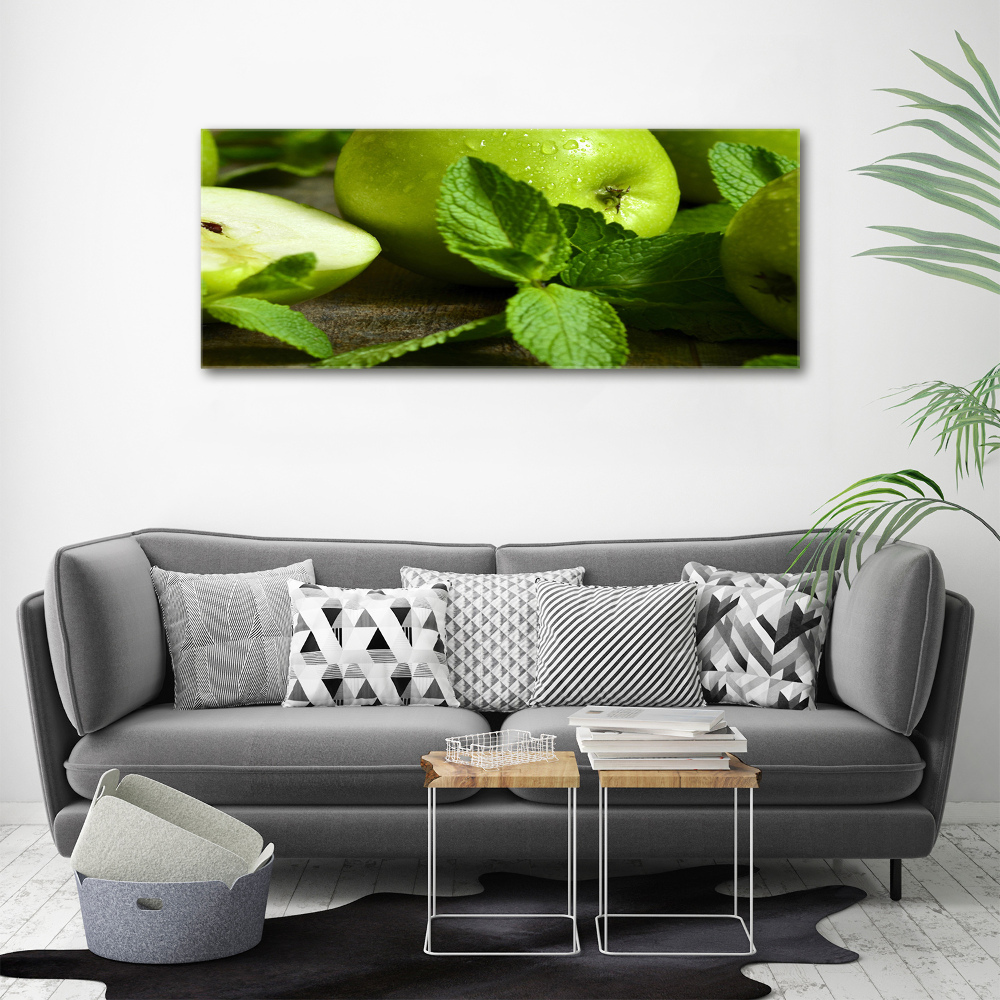 Tableau mural sur toile Pommes vertes