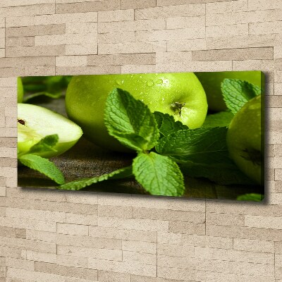 Tableau mural sur toile Pommes vertes