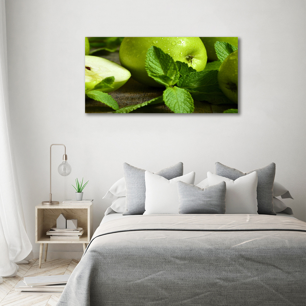 Tableau mural sur toile Pommes vertes