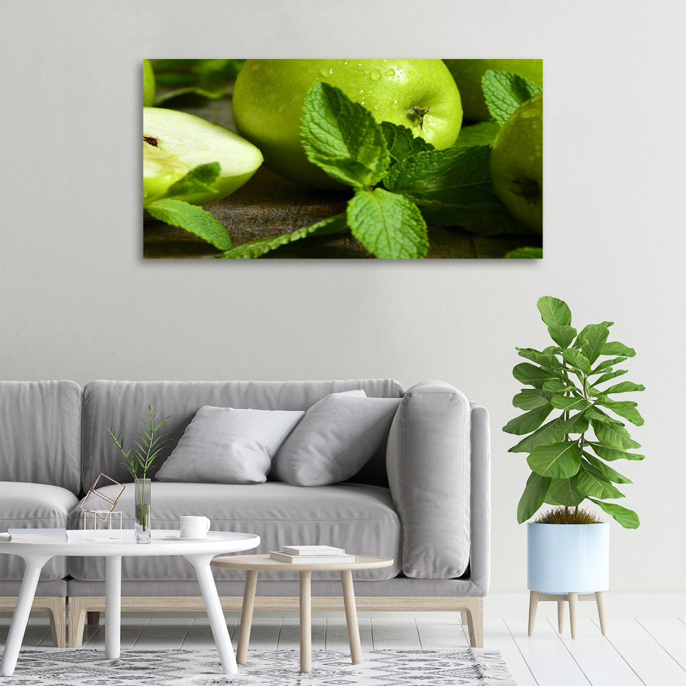 Tableau mural sur toile Pommes vertes