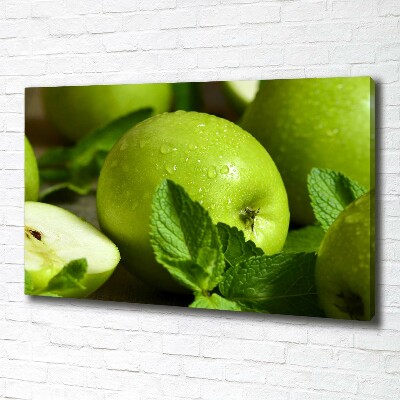 Tableau mural sur toile Pommes vertes