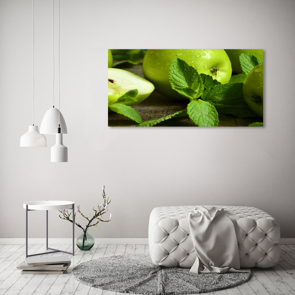 Tableau mural sur toile Pommes vertes