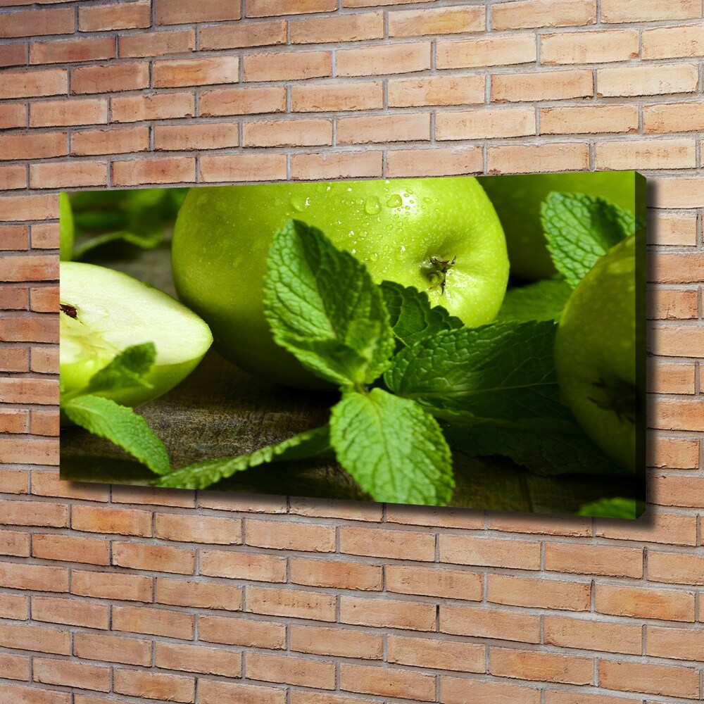 Tableau mural sur toile Pommes vertes