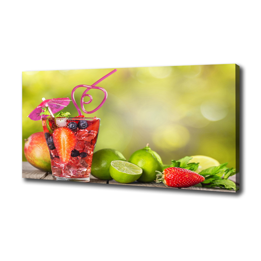 Tableau photo sur toile Cocktail de fruits