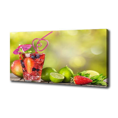 Tableau photo sur toile Cocktail de fruits