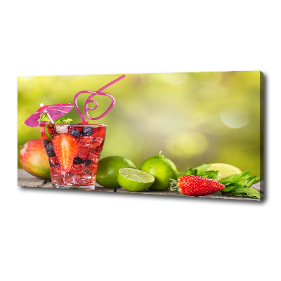 Tableau photo sur toile Cocktail de fruits