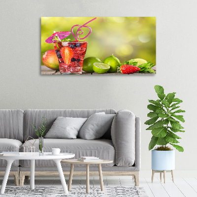 Tableau photo sur toile Cocktail de fruits