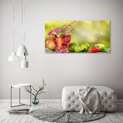 Tableau photo sur toile Cocktail de fruits