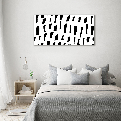 Tableau photo sur toile Taches noires et blanches