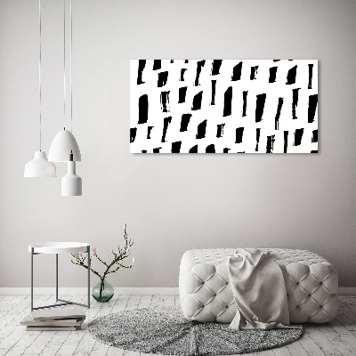 Tableau photo sur toile Taches noires et blanches