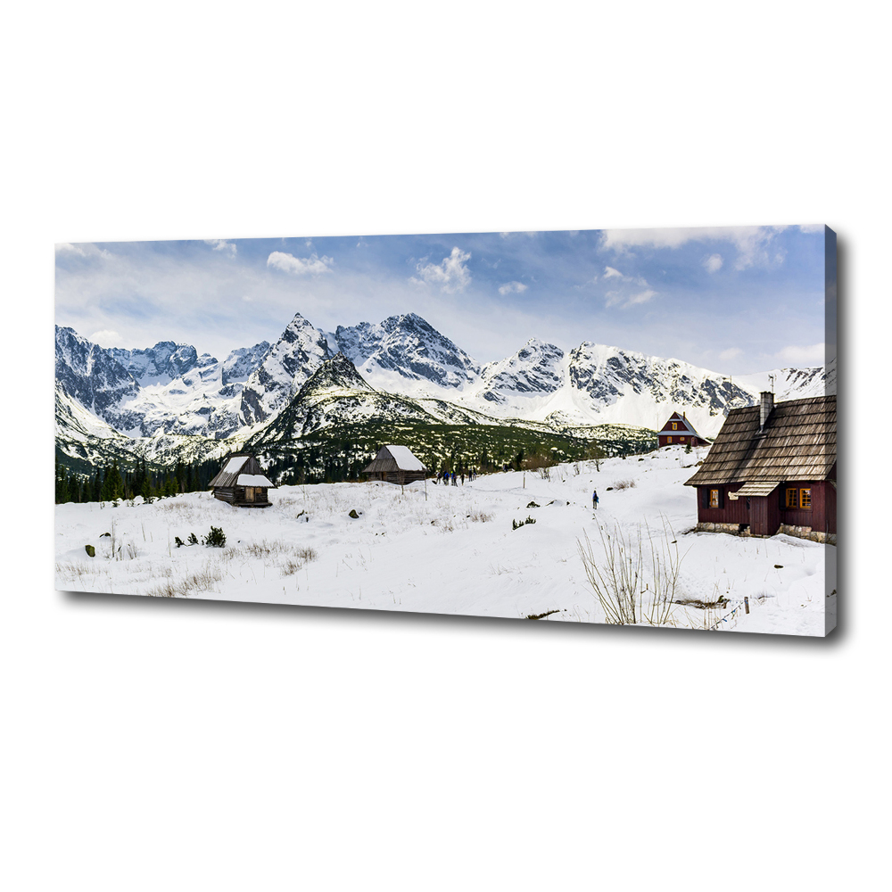 Tableau photo sur toile Les alpages des Tatras