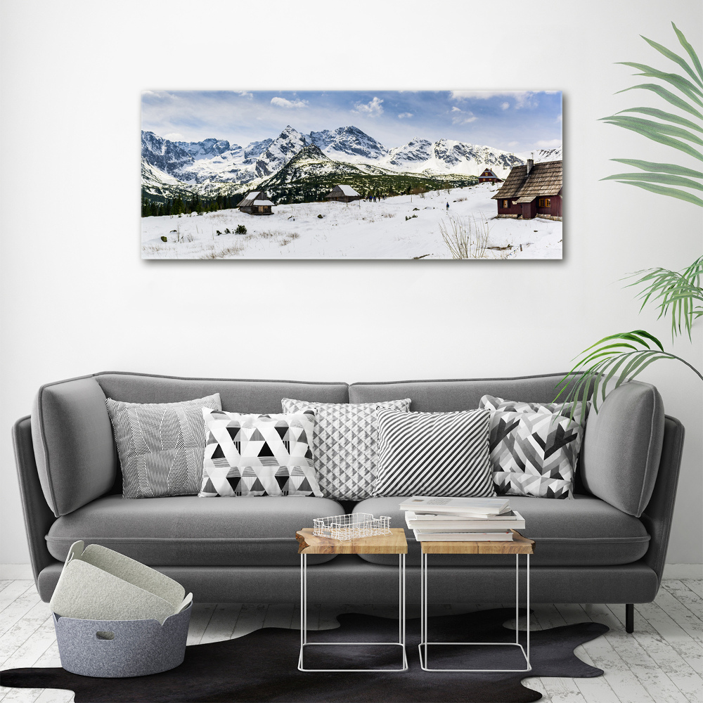 Tableau photo sur toile Les alpages des Tatras