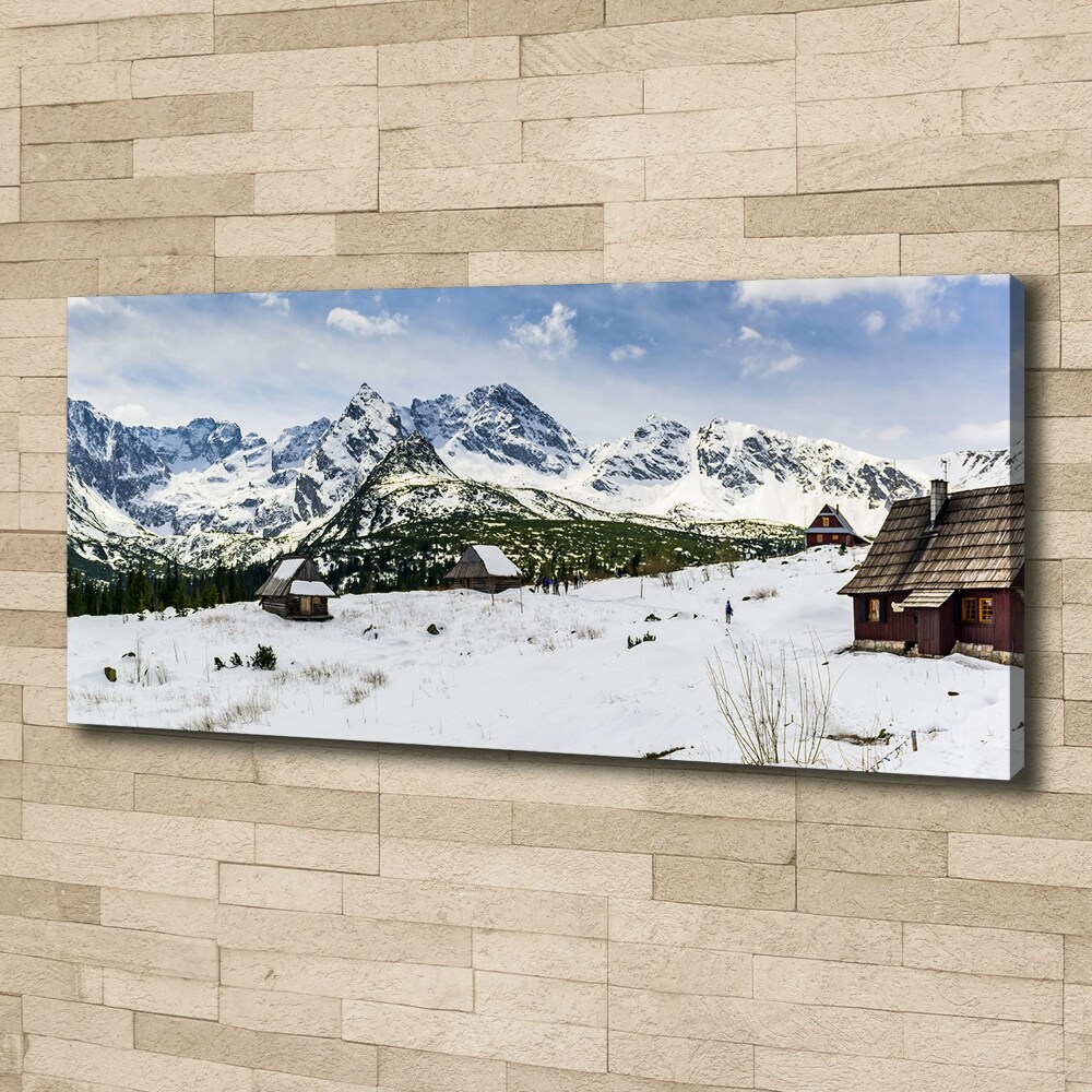 Tableau photo sur toile Les alpages des Tatras