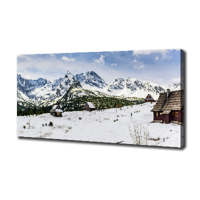 Tableau photo sur toile Les alpages des Tatras