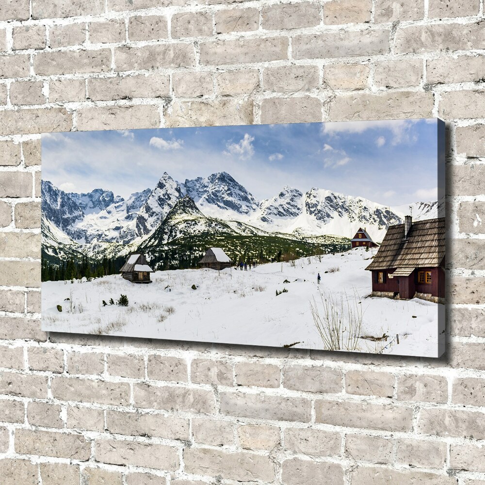 Tableau photo sur toile Les alpages des Tatras