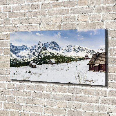 Tableau photo sur toile Les alpages des Tatras