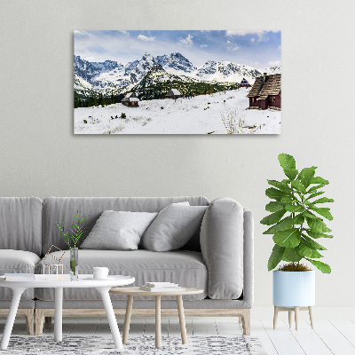 Tableau photo sur toile Les alpages des Tatras