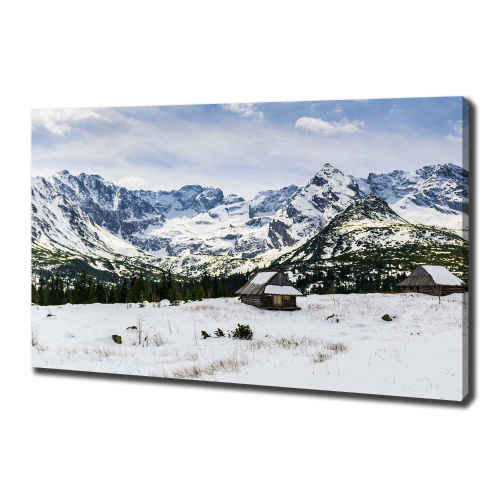 Tableau photo sur toile Les alpages des Tatras