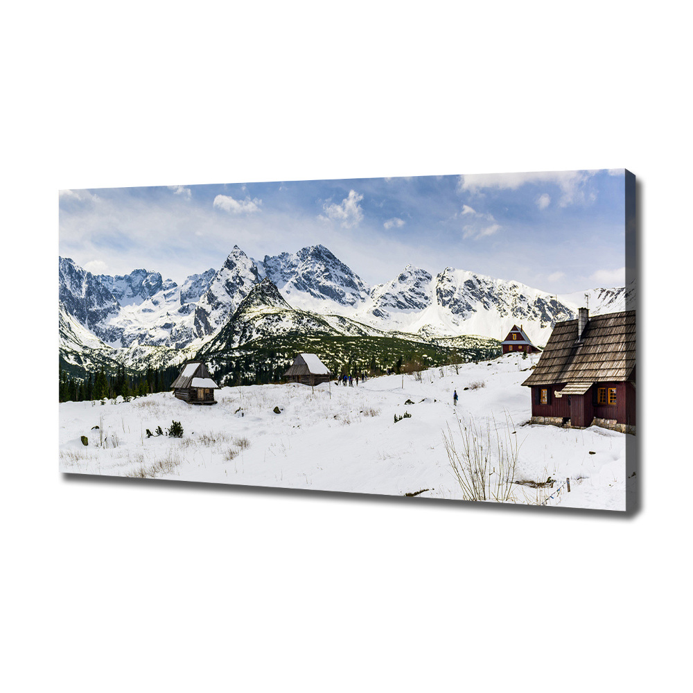 Tableau photo sur toile Les alpages des Tatras