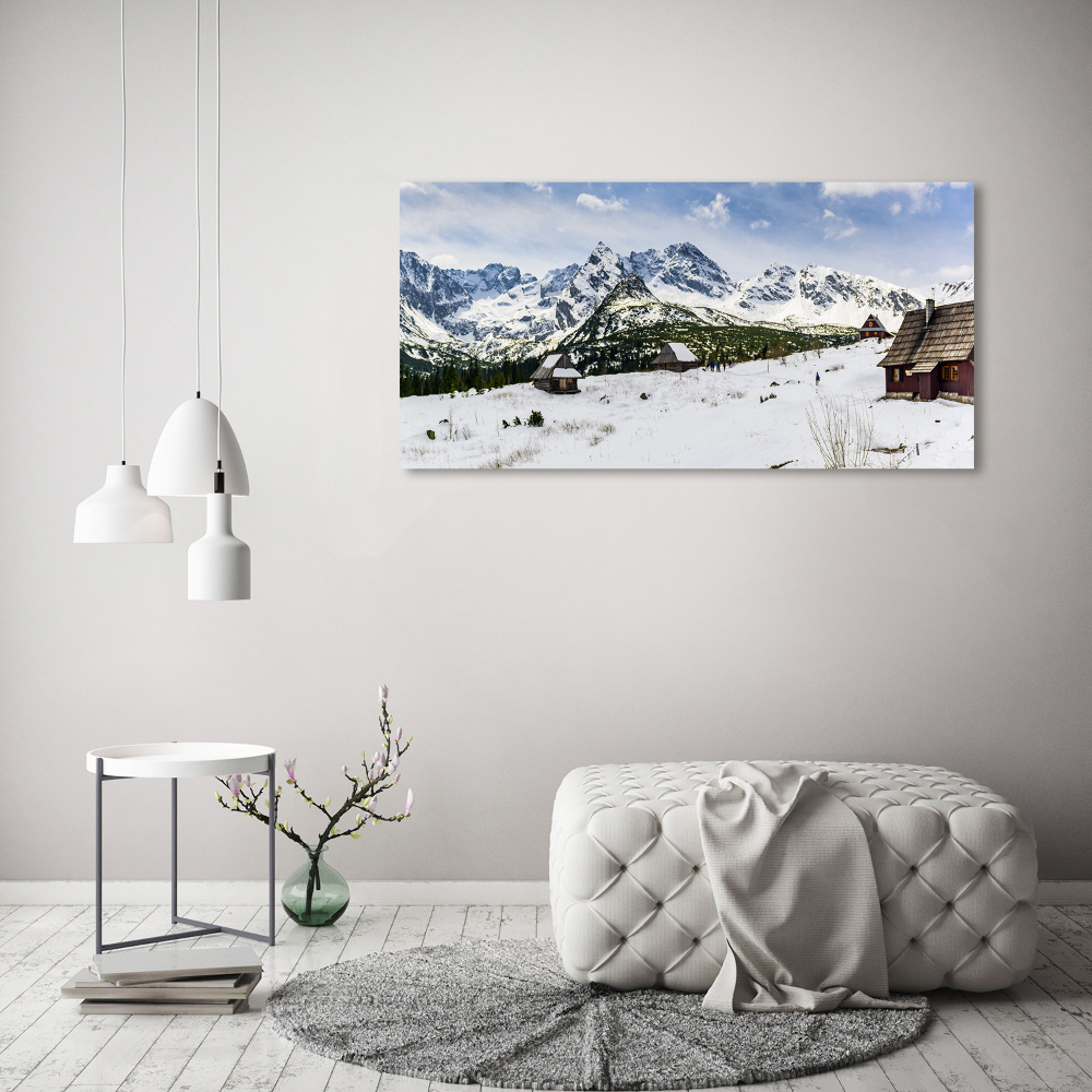 Tableau photo sur toile Les alpages des Tatras