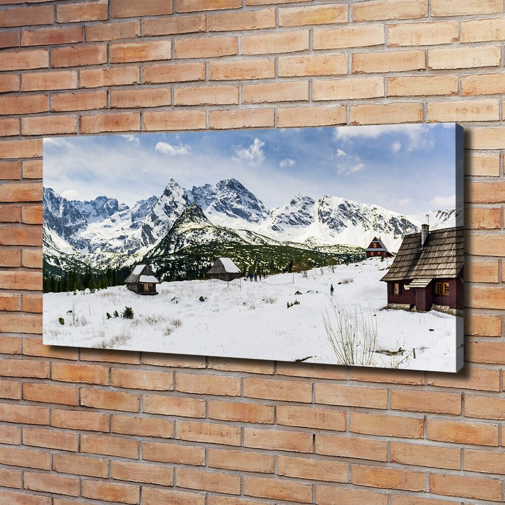 Tableau photo sur toile Les alpages des Tatras