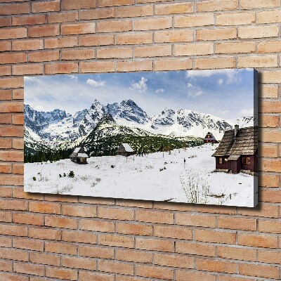 Tableau photo sur toile Les alpages des Tatras