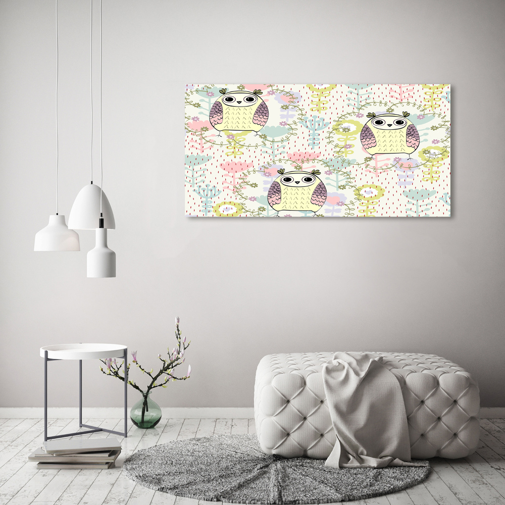 Tableau mural sur toile Chouettes