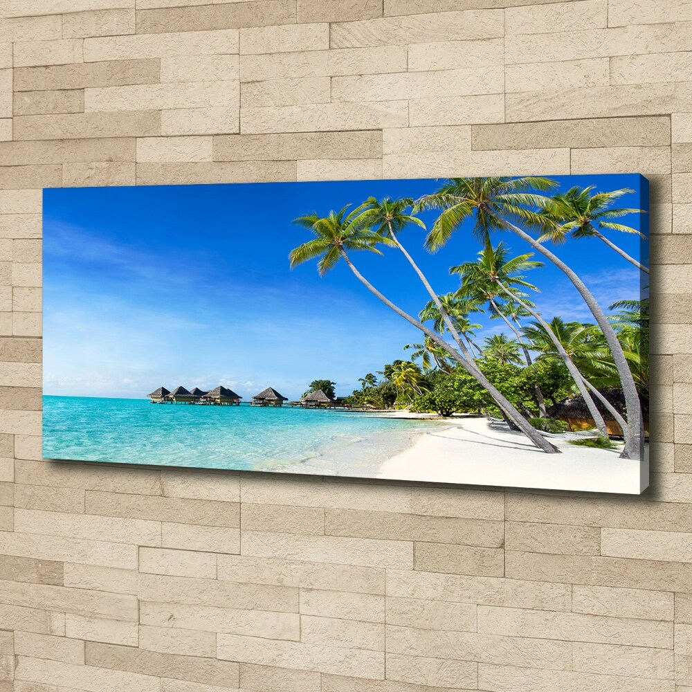 Tableau sur toile Maldives