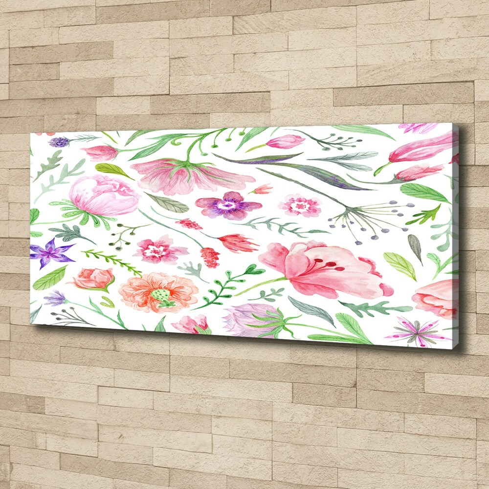 Tableau toile imprimée Motifs floraux