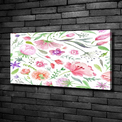 Tableau toile imprimée Motifs floraux