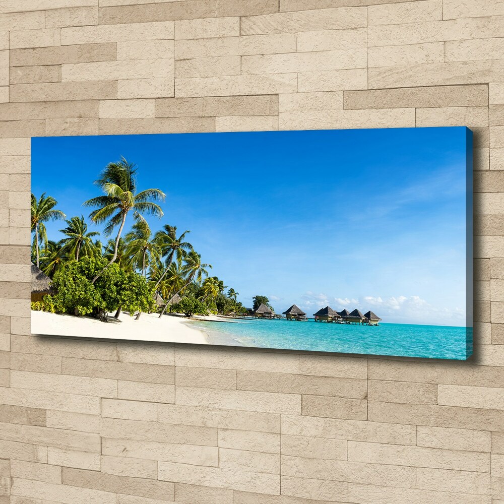 Tableau mural sur toile Plage dans les Caraïbes