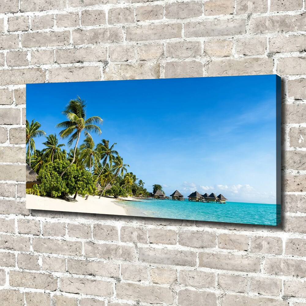 Tableau mural sur toile Plage dans les Caraïbes