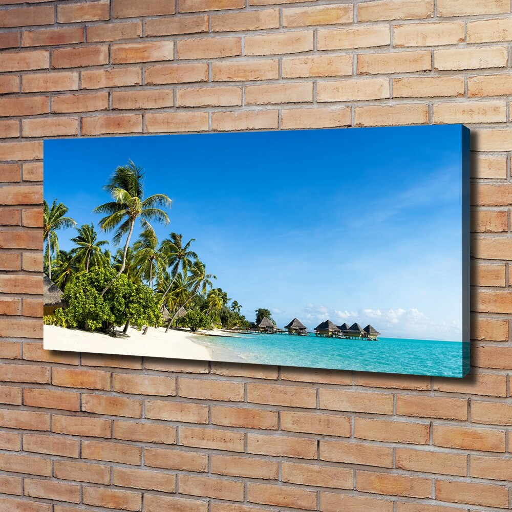 Tableau mural sur toile Plage dans les Caraïbes