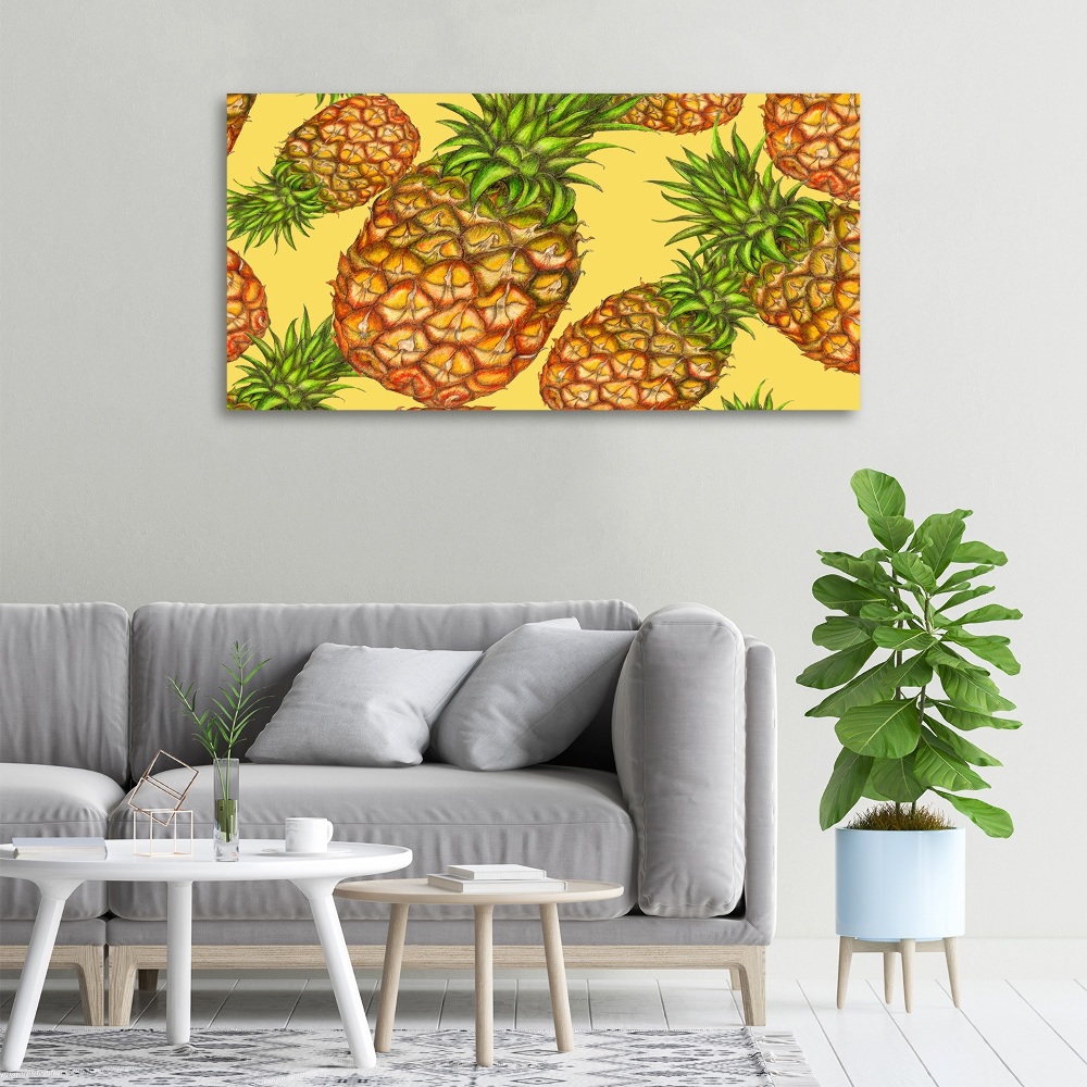 Tableau toile imprimée Ananas