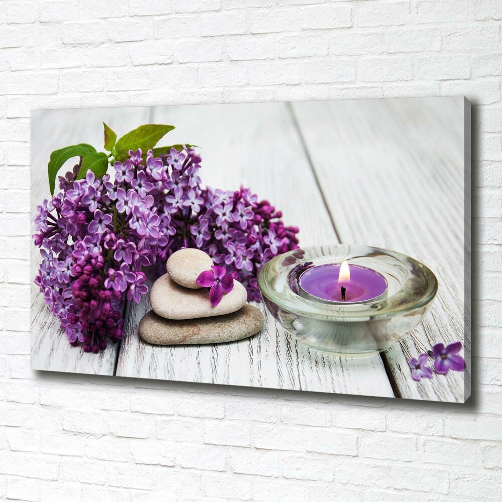 Tableau photo sur toile Sans et pierres zen