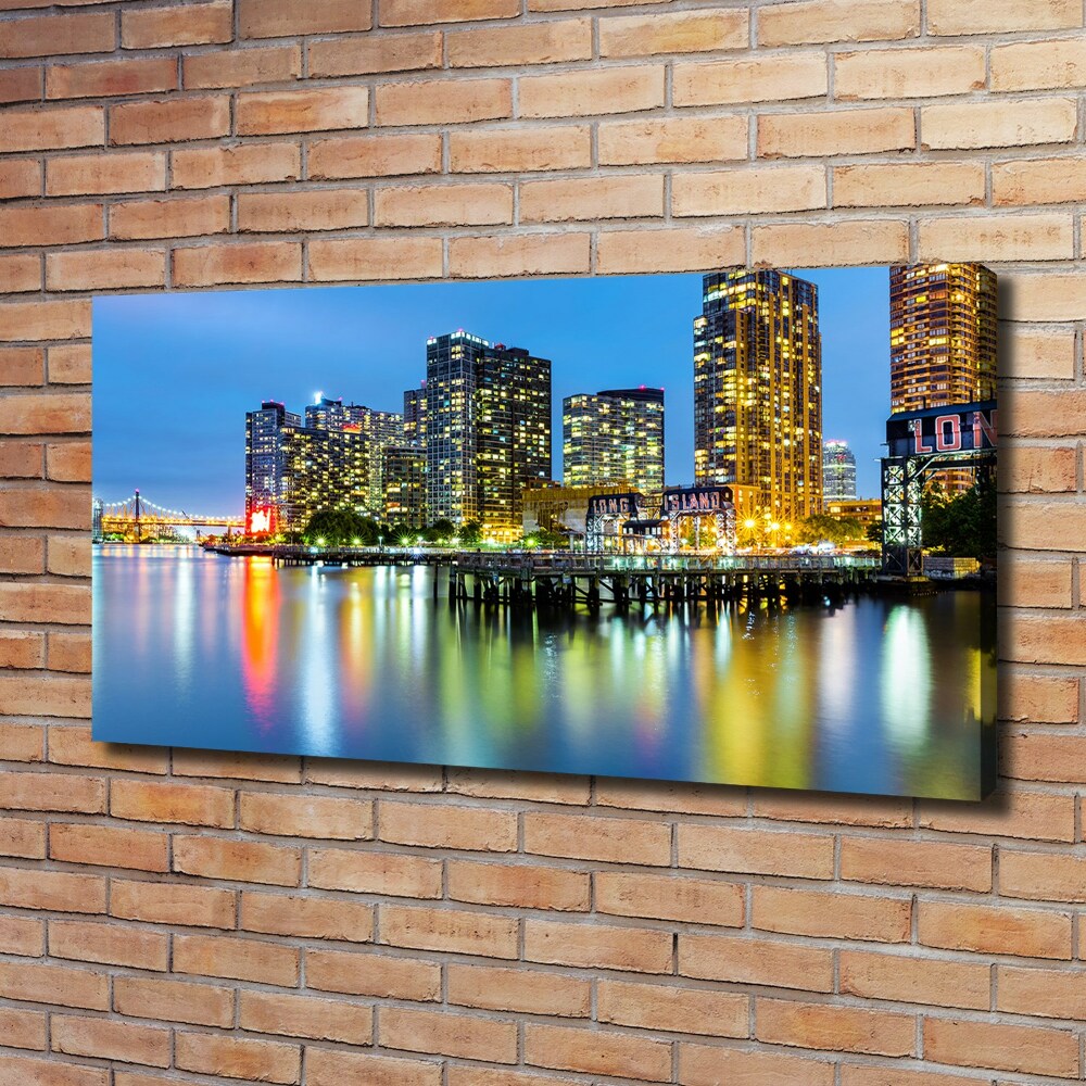 Tableau sur toile New York de nuit