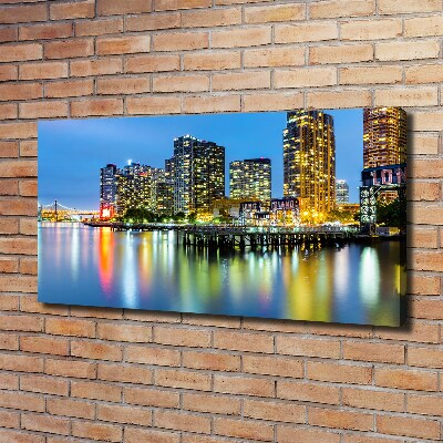 Tableau sur toile New York de nuit