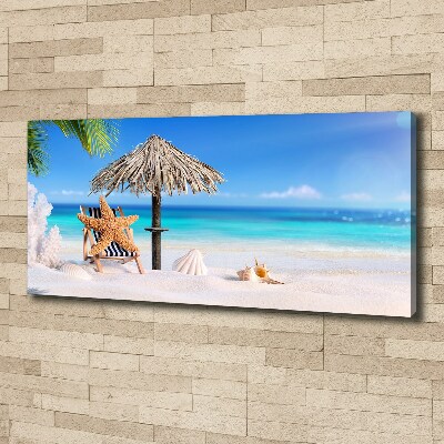 Tableau photo sur toile Vacances sur la plage