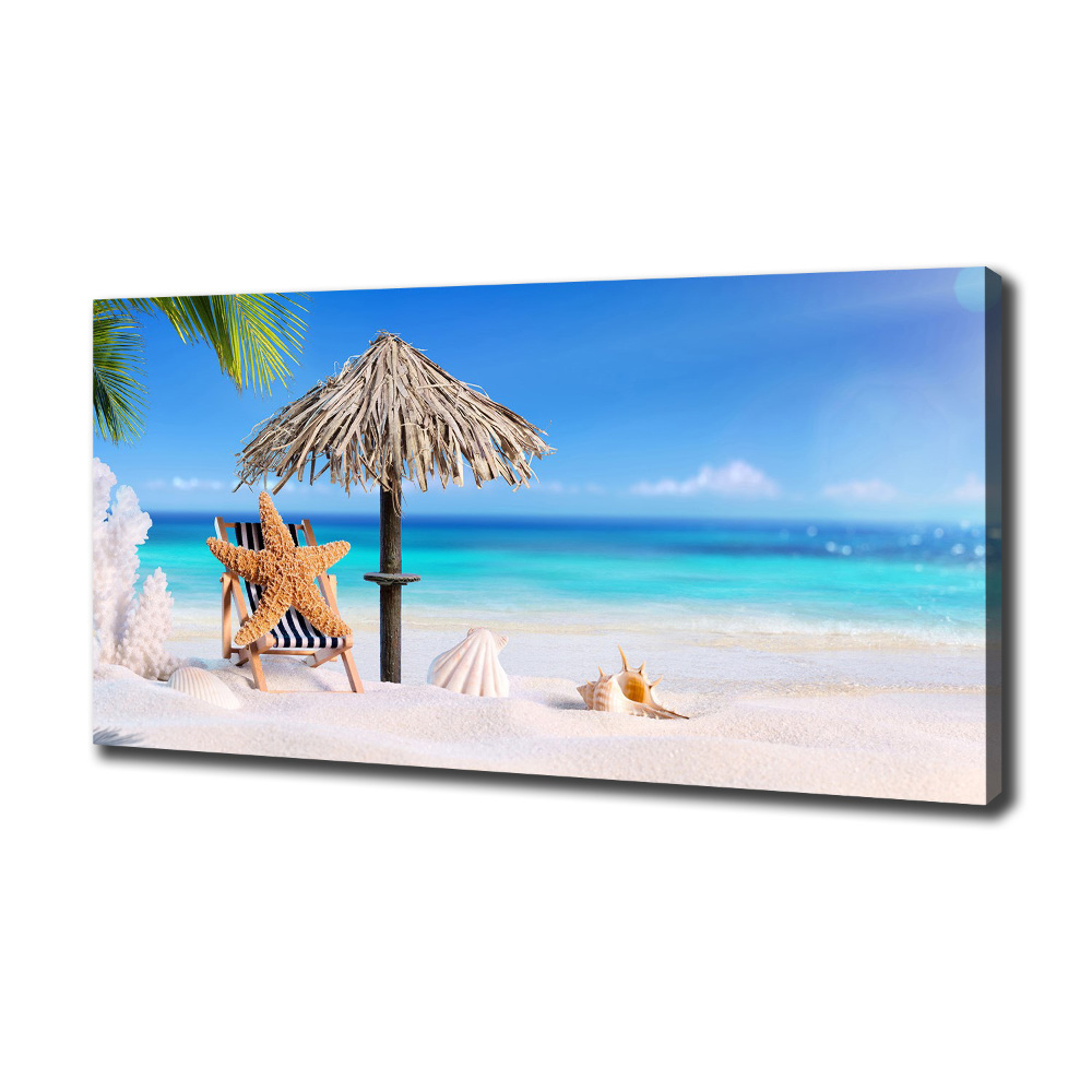 Tableau photo sur toile Vacances sur la plage