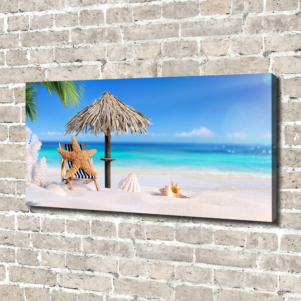 Tableau photo sur toile Vacances sur la plage