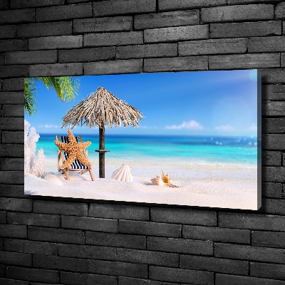 Tableau photo sur toile Vacances sur la plage